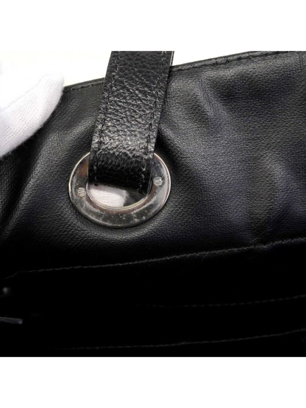 Chanel Tote Paris Biarritz Canvas Black Silver - Picture 8 of 10